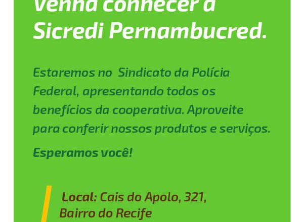 EQUIPE DA SICREDI FAZ ATENDIMENTO PERSONALIZADO AOS FILIADOS, NO SINPEF-PE