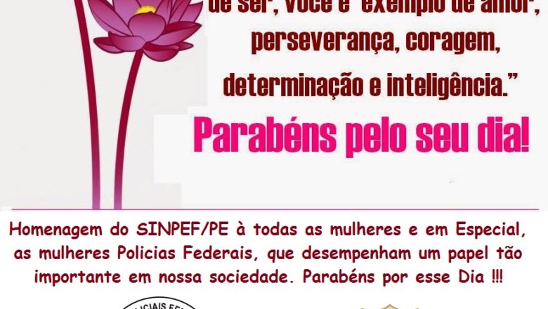 Homenagem ao Dia Internacional da Mulher