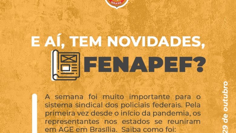 Presidente Boudens e deputado Aluísio Mendes abrem a AGE da Fenapef