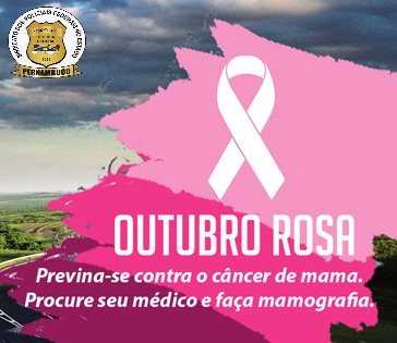 OUTUBRO ROSA - CAMPANHA DE CONSCIENTIZAÇÃO - SINPEF-PE