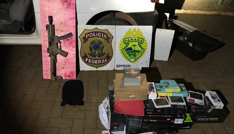 Polícia Federal e BPFRON interrompem ação de piratas