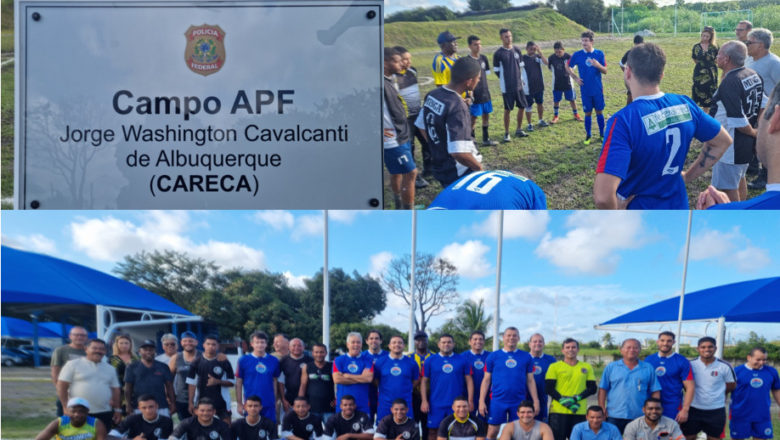 PF INAUGURA CAMPO DE FUTEBOL JORGE WASHINGTON – CARECA