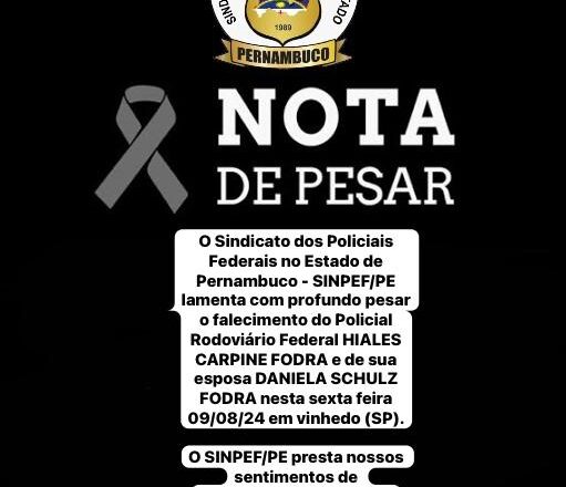 NOTA DE PESAR