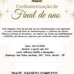 CONFRATERNIZAÇÃO – COMUNICADO