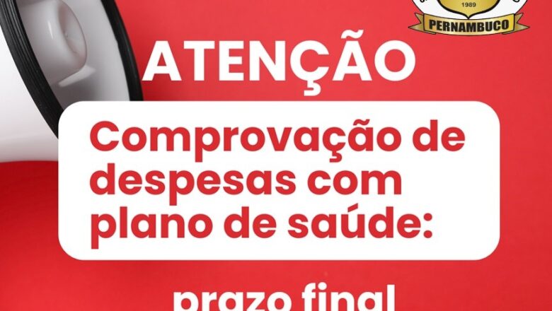 Prazo para a comprovação das despesas com Planos de Saúde Particulares vai até dia 30 de maio