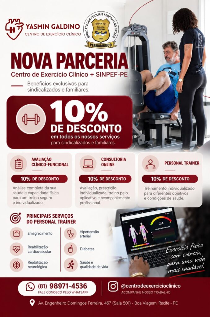 NOVO CONVÊNIO – CENTRO DE EXERCÍCIO CLÍNICO